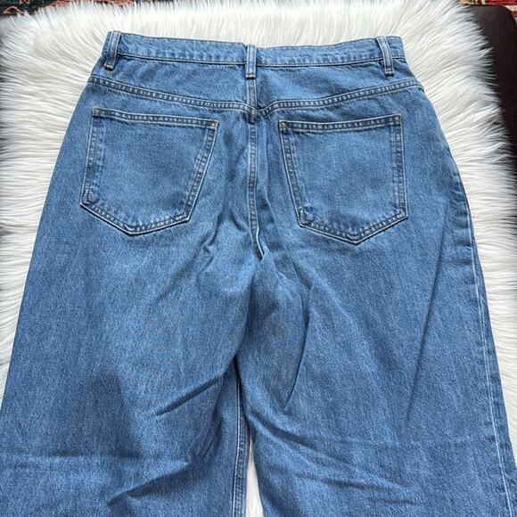 Frame Denim Rolled High Rise Jeans in Meadow - Picture 8 of 10